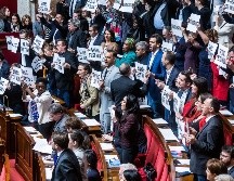 La reforma al sistema jubilatorio de Macron ha provocado enormes huelgas y protestas en todo el país desde enero. EFE/C. Petit