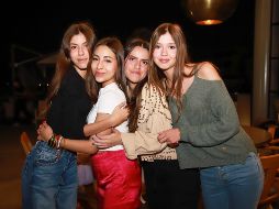 Laura Carmona, Reggie Ibarra, Fer Romero y Jordana Vidal. GENTE BIEN JALISCO/Tony Martínez