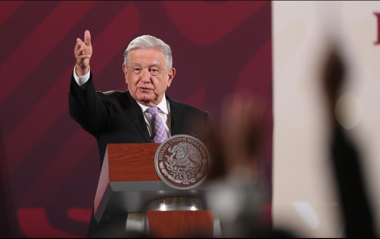 E Presidente López Obrador ha mencionado que la droga viene de Asia y en México se troquela y envasa para su traslado a estados Unidos. EFE/I. Esquivel