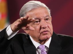 Además el jefe del Ejecutivo señaló que se tienen que atender las causas; que nadie se quede sin trabajar y fortalecer los valores. EFE / I. Esquivel