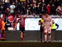 Lucas Cavallini celebra el gol que igualó el encuentro. IMAGO7/A. Gutiérrez