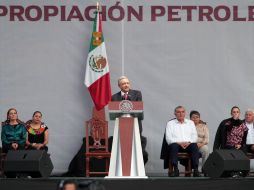 El Presidente López Obrador destacó que en la estrategia del cardenismo lo primero fue la atención de las demandas económicas y sociales de campesinos y obreros. SUN / J. Boites