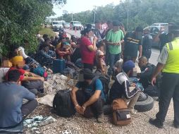 Entre los migrantes había un niño de 7 años. SUN