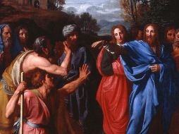 «Escupió en el suelo, hizo lodo con la saliva, se lo puso en los ojos al ciego y le dijo: 