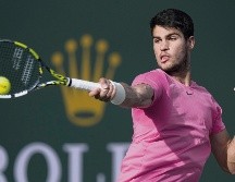 Alcaraz derrotó ayer a Jannik Sinner 7-6 (4). AP/M. Terrill