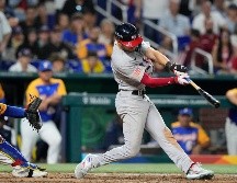 Trea Turner definió el rumbo del encuentro luego de conectar un grand slam en la parte baja del octavo rollo. AP/W. Lee