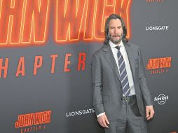 Keanu Reeves. El actor de 58 años confiesa que las escenas de acción lo desgastan. AFP/A. Weiss