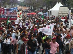 Miles de personas se dieron cita el sábado pasado a la plancha del Zócalo capitalino. ESPECIAL