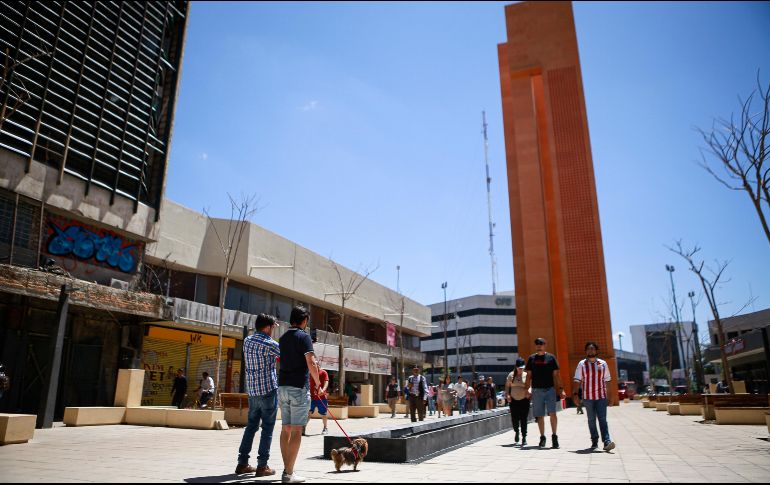 La Plaza Luis Barragán se encuentra enclavada en el Paseo Fray Antonio Alcalde, entre las calles Libertad y Leandro Valle. EL INFORMADOR/ CARLOS ZEPEDA