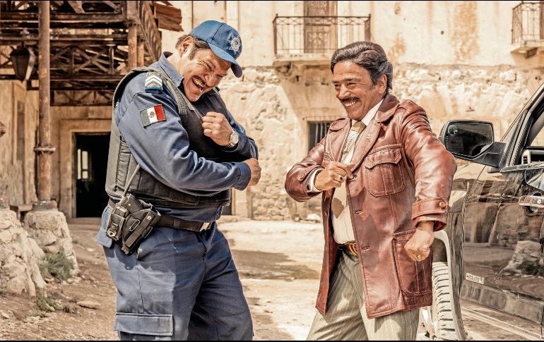 Joaquín Cosío y Damián Alcázar, en una escena de la película “¡Que Viva México!”. CORTESÍA