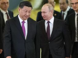 Xi Jinping ha asegurado que no dejará caer a su homólogo Putin, durante el conflicto que enfrentan. AP/ Archivo