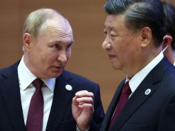 Es la primera visita Xi Jinping a Rusia desde que empezó la invasión a Ucrania. SERGEI BOBYLEV/SPUTNIK/KREMLIN POOL/EPA-EFE
