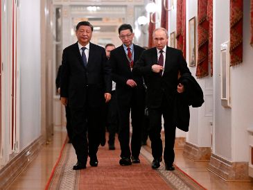 El Kremlin adelantó que Putin y Xi tienen planeado suscribir mañana, martes, una decena de documentos. AP/G. Sysoyev