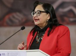 Durante el mitin del sábado quemaron una figura de cartón de la ministra Norma Piña. SUN