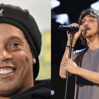 León Larregui cumplió un sueño al conocer a Ronaldinho