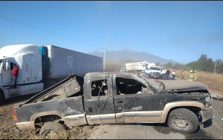 El accidente se registró en la carretera Zapotiltic – Tamazula. ESPECIAL