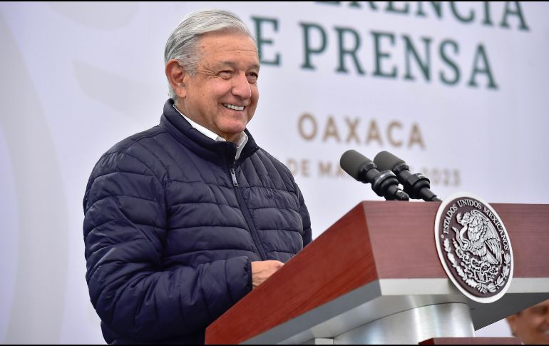 En el informe de 2022, publicado el lunes, Estados Unidos expresa preocupación por los señalamientos de López Obrador contra periodistas y activistas. EFE/ Presidencia De México