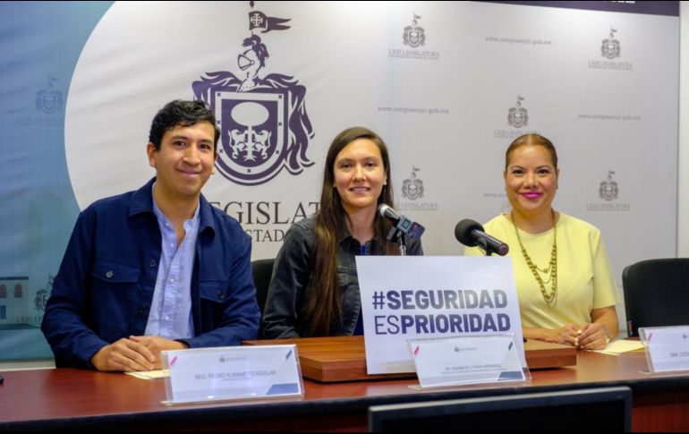 Pedro Kumamoto, Susana de la Rosa y  Lucía Almaraz Cázarez. ESPECIAL