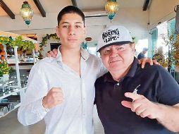 Iván Ortiz (izq.) ha tenido que picar piedra para ir creciendo en el boxeo, pero para ello, cuenta con el respaldo de don José “Chepo” Reynoso, responsable de haber descubierto a Saúl “Canelo” Álvarez. ESPECIAL