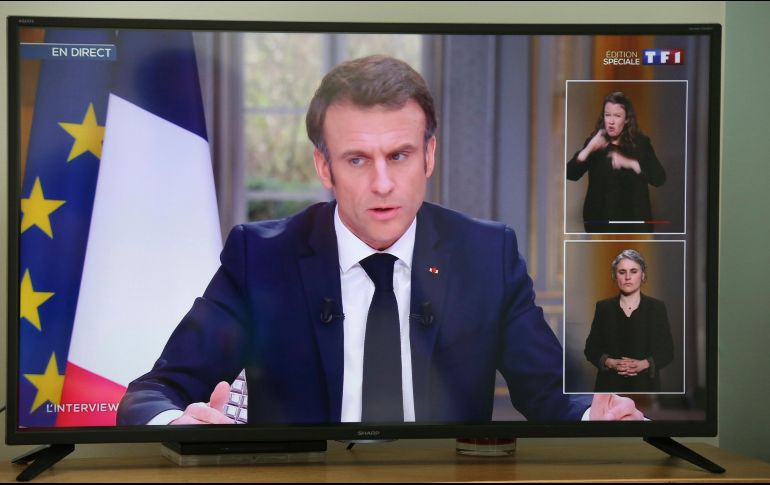 Las declaraciones surgen dos días después de que el gobierno de Macron sobreviviera a dos mociones de censura en la cámara del Parlamento. AP/B. Edme