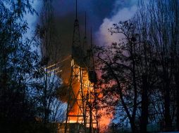 Un ataque ruso con dron en Kiev. EFE/Archivo