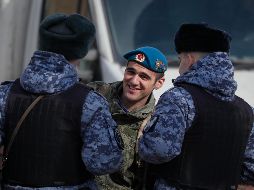 Consecuencia de las hostilidades por la Federación Rusa, los residentes son deportados con la excusa de evacuación. EFE/KOCHETKOV