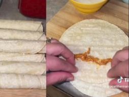 La poquísima cantidad de carne desató burlas. ESPECIAL/CAPTURA DE VIDEO