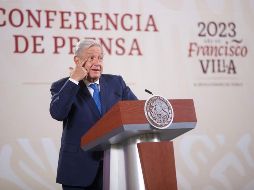 López Obrador señaló que los cuerpos de los padres jesuitas fueron entregados, pero no se retiró a los elementos de las Fuerzas Armadas. SUN/G. Espinosa
