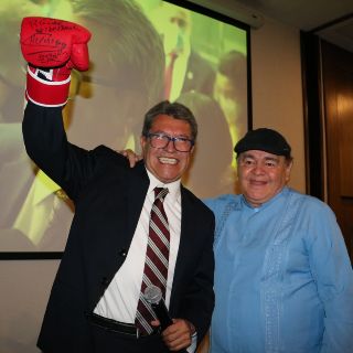 Ricardo Monreal acude a Jalisco a formar representación política (FOTOGALERÍA)