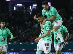 Brian Rubio celebra el gol de la victoria. IMAGO7/E. Reséndiz