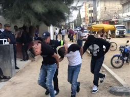 Los ahora detenidos fueron llevados al centro de justicia de Neza Palacio, donde se determinará su situación jurídica. SUN