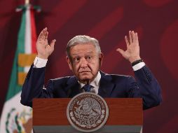 En Palacio Nacional, el Mandatario llamó a que se mantenga la solidaridad y fraternidad en las familias para que no haya problemas de desintegración familiar. EFE/S. Gutiérrez