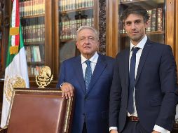 López Obrador junto a Guiado Croxatto. EFE/ARCHIVO