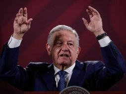 LópezObrador no desaprovechó la oportunidad de criticar al Poder Judicial en su conferencia matutina. SUN/D. Sánchez