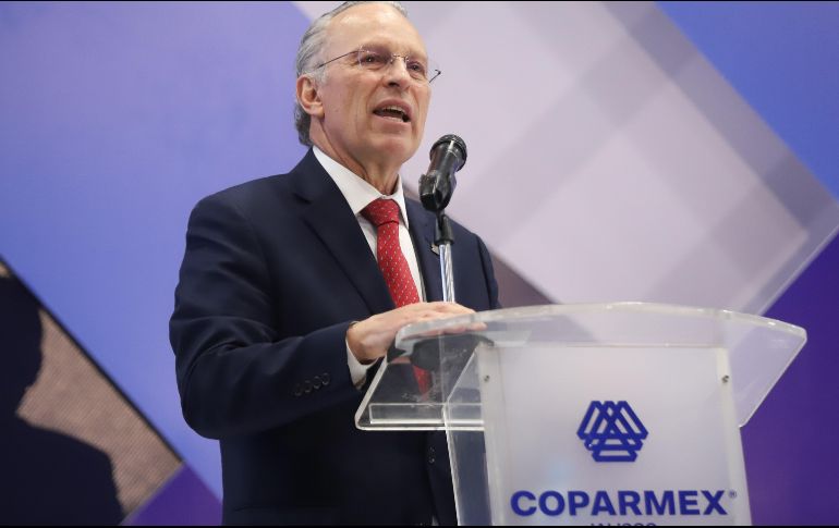 José Medina Mora, presidente nacional de la Coparmex, dijo que el organismo fomentará la participación ciudadana en el próximo proceso electoral. EL INFORMADOR/ CARLOS ZEPEDA