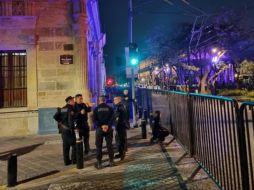 El inmueble del Congreso de Jalisco está blindado porque esperan manifestaciones este miércoles. EL INFORMADOR/ R. RIVAS