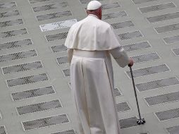 La salud del Papa Francisco es frágil. La naturaleza de sus 86 años lo hacen ser objeto de enfermedades y malestares propios de un hombre de esa edad. EFE / ARCHIVO
