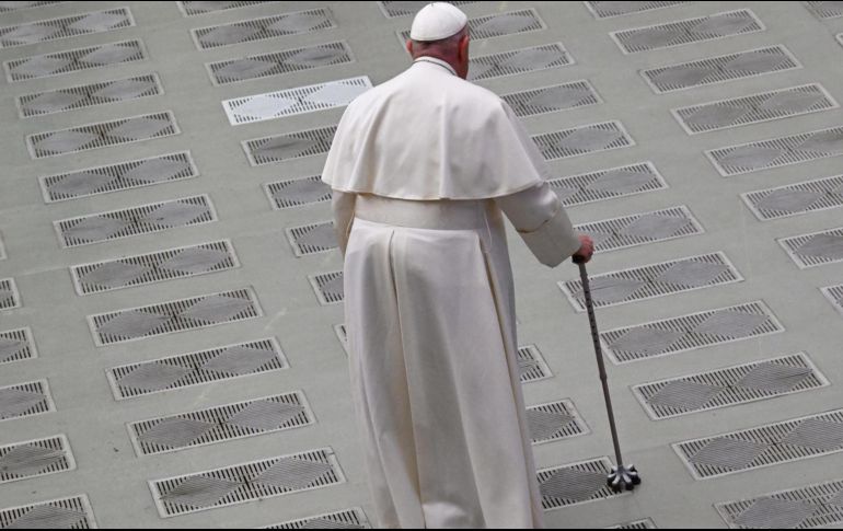La salud del Papa Francisco es frágil. La naturaleza de sus 86 años lo hacen ser objeto de enfermedades y malestares propios de un hombre de esa edad. EFE / ARCHIVO
