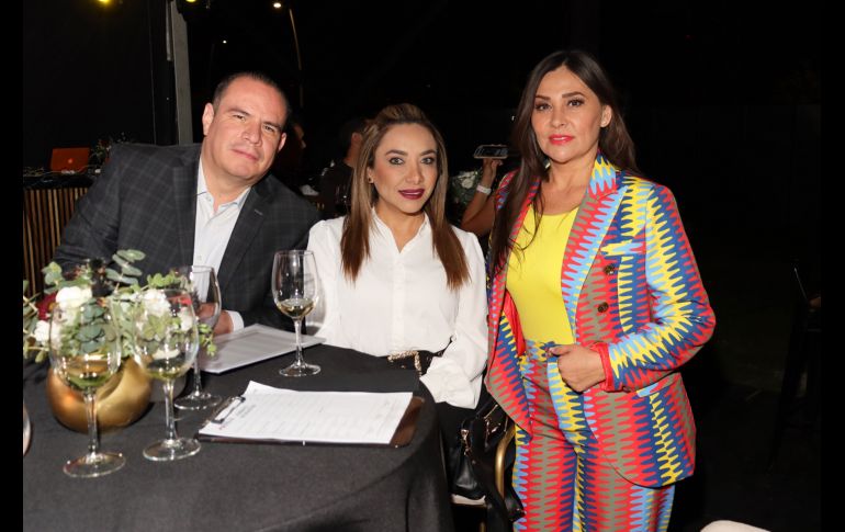 Omar Borboa, Maye Cortez y Sara Cázarez. GENTE BIEN JALISCO/Christian Pérez