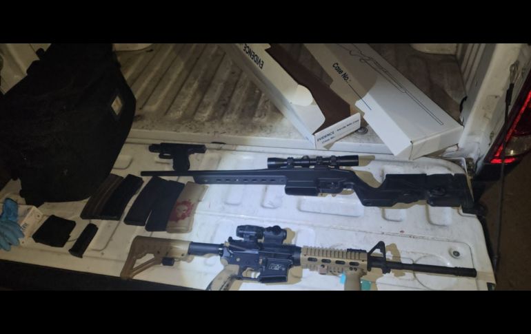Detienen a seis hombres con siete armas de fuego en Guadalajara