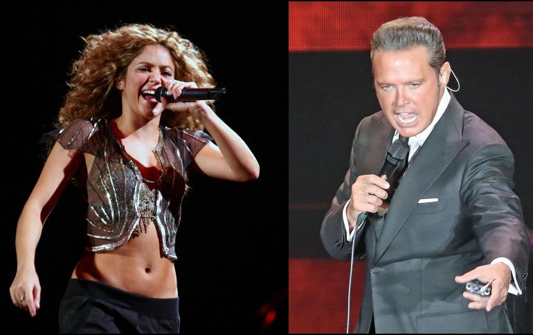 Shakira y Luis Miguel. SUN/ARCHIVO