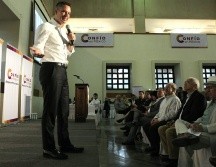 El exgobernador de Oaxaca, Alejandro Murat Hinojosa, acudió a un evento convocado por Confío en México, Asociación encabezada por Salvador Cosío. EL INFORMADOR/ A. CAMACHO