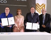 Luz del Carmen Godínez González, Esperanza Loera, Enrique Michel y Rodolfo González. GENTE BIEN JALISCO/Claudio Jimeno