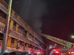 Fue la madrugada del 31 de marzo de 2022 cuando se registró el mega incendio en el Mercado de San Juan de Dios. ESPECIAL