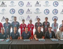 Ramón Morales presentó el nuevo centro de formación de futbol para niños y adolescentes de Sports Arena. EL INFORMADOR/E. Gómez