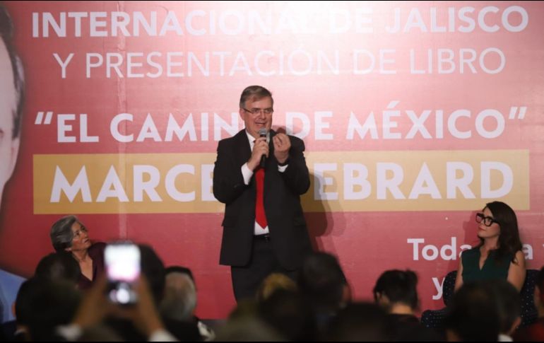 Marcelo Ebrard visitó Jalisco para presentar su libro 