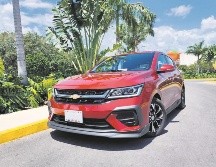 Aveo 2024. El modelo cuenta con trazos firmes en la carrocería. ESPECIAL