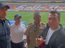 La seguridad dentro y fuera del estadio se apoyó en corporaciones municipales y estatales, así como la videovigilancia del C5. ESPECIAL