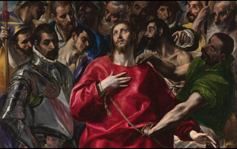 «Después de que se burlaron de él, le quitaron el manto, le pusieron sus ropas y lo llevaron a crucificar.». WIKIMEDIA/«El expolio», de El Greco