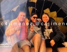 Ésta habría sido la última foto que se tomaron antes de abordar el globo. Twitter/@c4jimenez